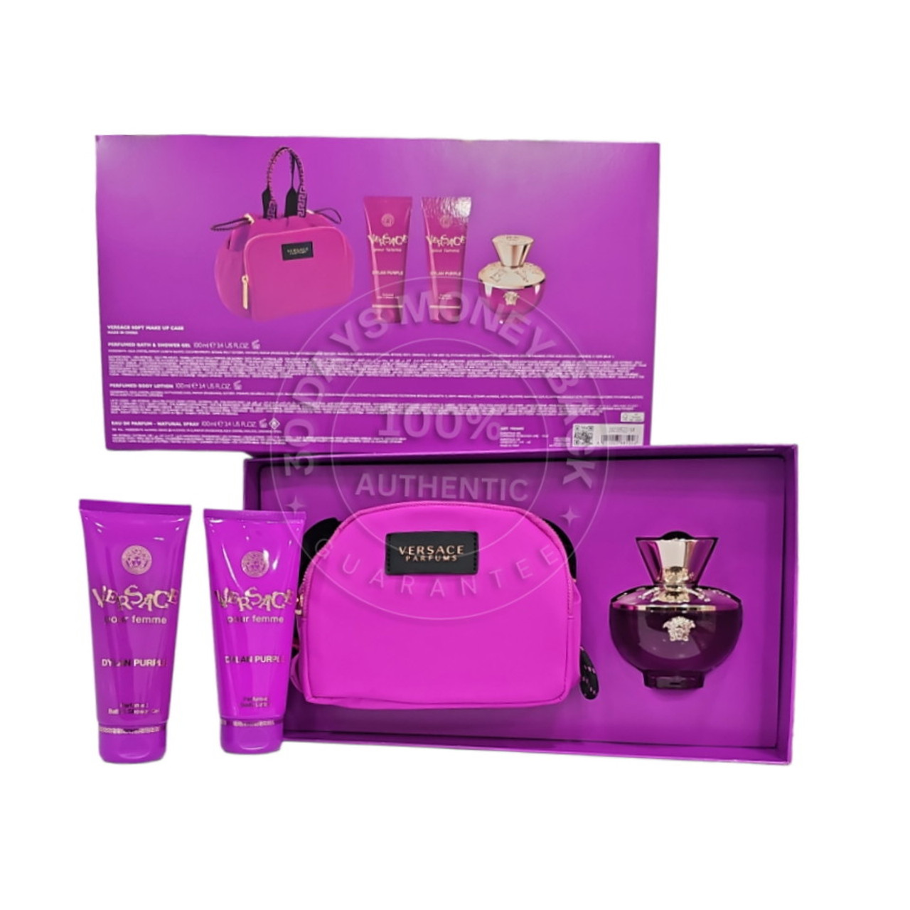 Versace Pour Femme Dylan Purple 4 Pcs Gift Set